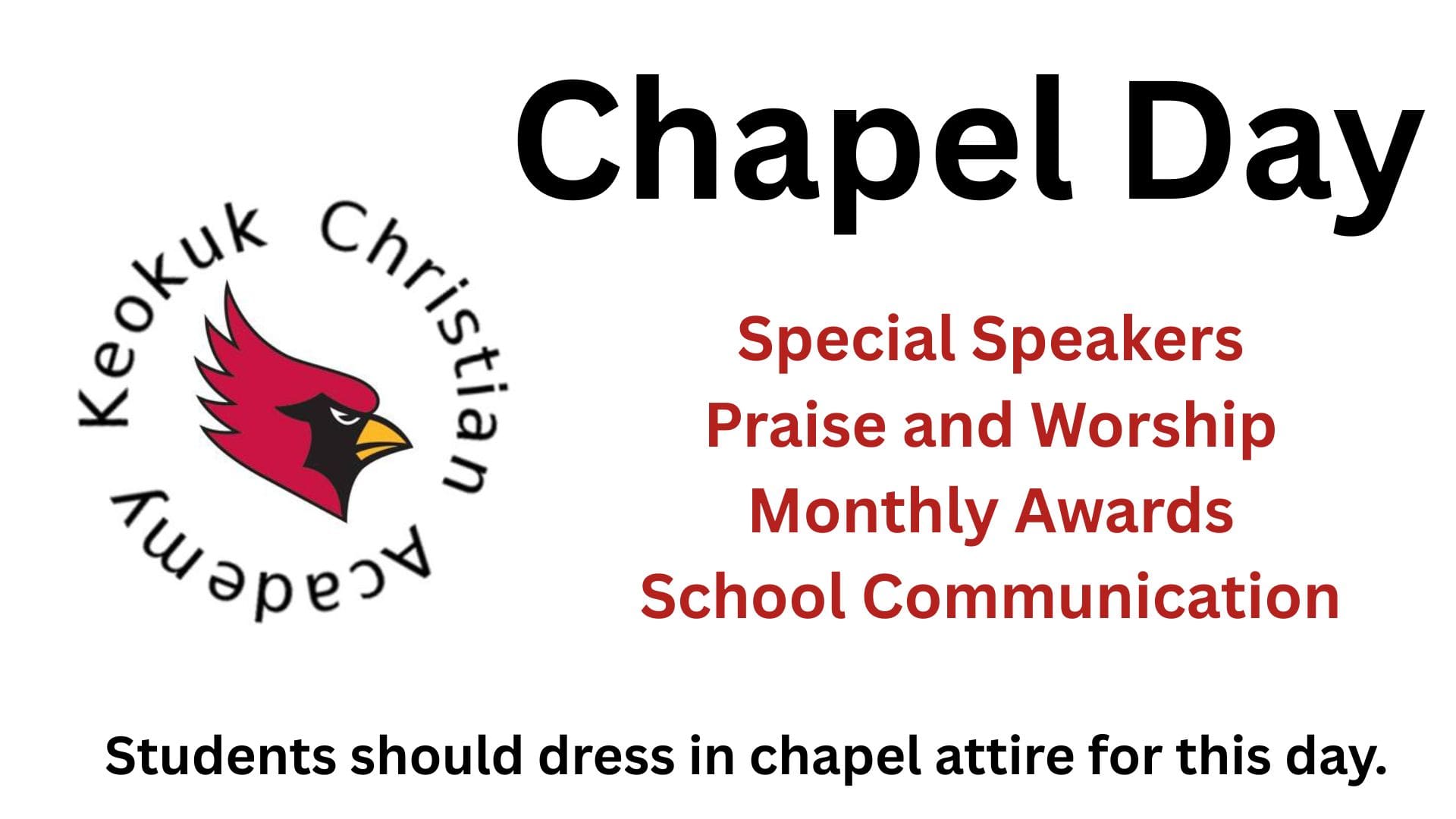 Chapel Day